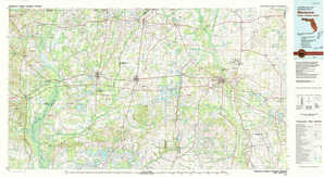 Marianna 1:250,000 scale USGS topographic map 30085e1