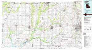 Crowley 1:250,000 scale USGS topographic map 30092a1