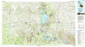 Llano 1:250,000 scale USGS topographic map 30098e1