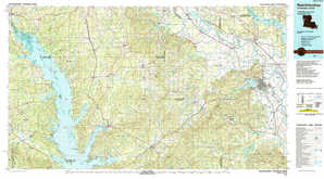 Natchitoches topographical map
