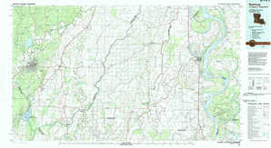 Bastrop topographical map