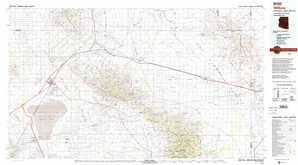Willcox 1:250,000 scale USGS topographic map 32109a1