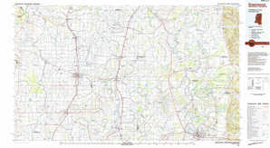 Greenwood 1:250,000 scale USGS topographic map 33090e1