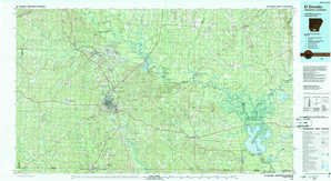 El Dorado 1:250,000 scale USGS topographic map 33092a1