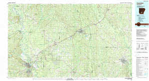 Camden 1:250,000 scale USGS topographic map 33092e1