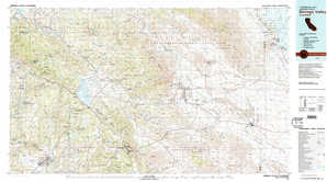 Borrego Valley 1:250,000 scale USGS topographic map 33116a1