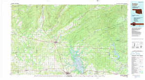 Antlers 1:250,000 scale USGS topographic map 34095a1