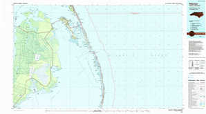 Manteo 1:250,000 scale USGS topographic map 35075e1