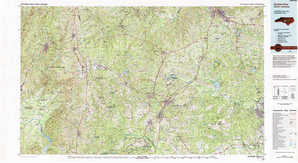 Southern Pines 1:250,000 scale USGS topographic map 35079a1