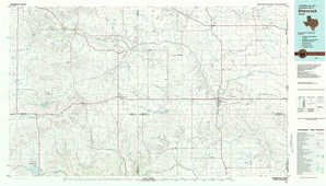 Shamrock 1:250,000 scale USGS topographic map 35100a1