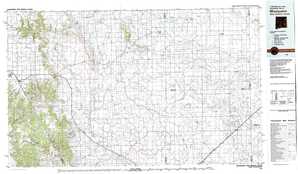 Mosquero 1:250,000 scale USGS topographic map 35103e1