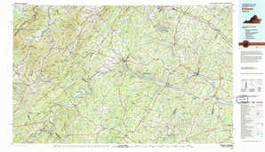Dillwyn 1:250,000 scale USGS topographic map 37078e1