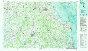 Seaford 1:250,000 scale USGS topographic map 38075e1