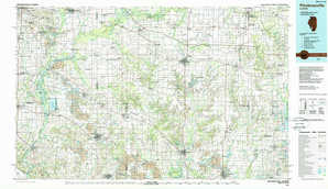 Pinckneyville 1:250,000 scale USGS topographic map 38089a1