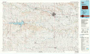 Hays 1:250,000 scale USGS topographic map 38099e1