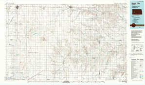 Scott City 1:250,000 scale USGS topographic map 38100a1