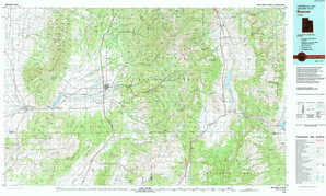 Beaver topographical map