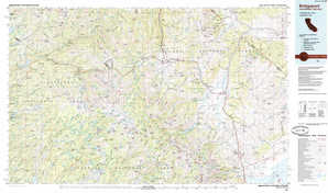 Bridgeport 1:250,000 scale USGS topographic map 38119a1