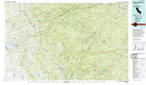 San Andreas topographical map