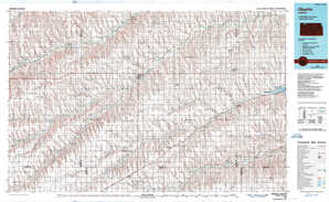 Oberlin 1:250,000 scale USGS topographic map 39100e1