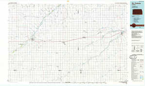 Saint Francis 1:250,000 scale USGS topographic map 39101e1