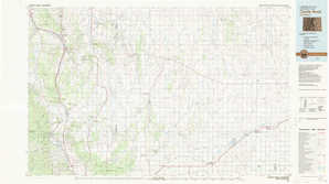 Castle Rock 1:250,000 scale USGS topographic map 39104a1
