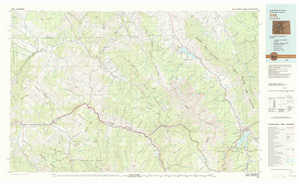 Vail topographical map