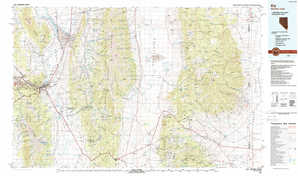 Ely 1:250,000 scale USGS topographic map 39114a1