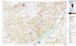 Macomb 1:250,000 scale USGS topographic map 40090a1