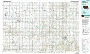 Fairbury 1:250,000 scale USGS topographic map 40097a1