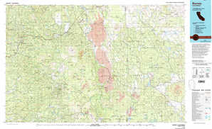 Burney 1:250,000 scale USGS topographic map 40121e1