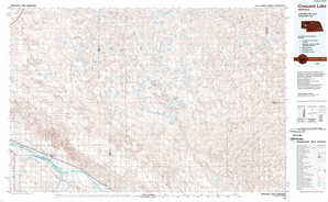Crescent Lake 1:250,000 scale USGS topographic map 41102e1