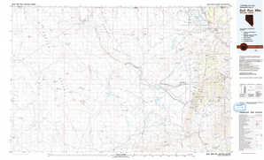 Bull Run Mountains 1:250,000 scale USGS topographic map 41116e1