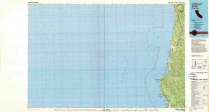 Orick 1:250,000 scale USGS topographic map 41124a1