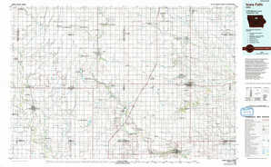Iowa Falls 1:250,000 scale USGS topographic map 42093e1