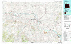 Douglas 1:250,000 scale USGS topographic map 42105e1