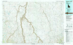 Sheep Creek 1:250,000 scale USGS topographic map 42115a1