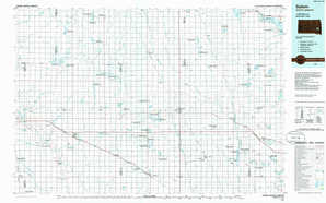 Salem 1:250,000 scale USGS topographic map 43097e1