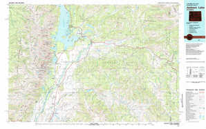 Jackson Lake topographical map