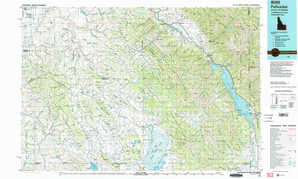 Palisades topographical map