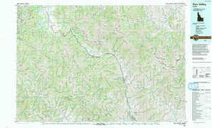 Sun Valley 1:250,000 scale USGS topographic map 43114e1