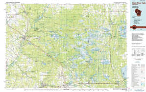 Black River Falls topographical map
