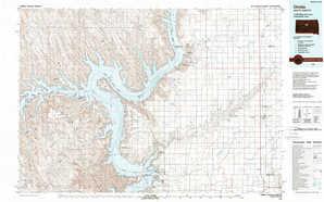 Onida topographical map