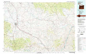 Baker 1:250,000 scale USGS topographic map 44117e1