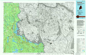 Danforth topographical map