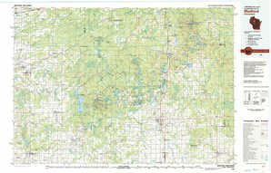 Medford 1:250,000 scale USGS topographic map 45090a1