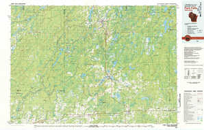 Park Falls 1:250,000 scale USGS topographic map 45090e1