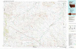 Alzada 1:250,000 scale USGS topographic map 45104a1