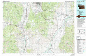 Butte South 1:250,000 scale USGS topographic map 45112e1
