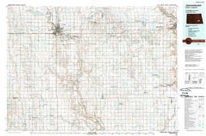 Jamestown 1:250,000 scale USGS topographic map 46098e1